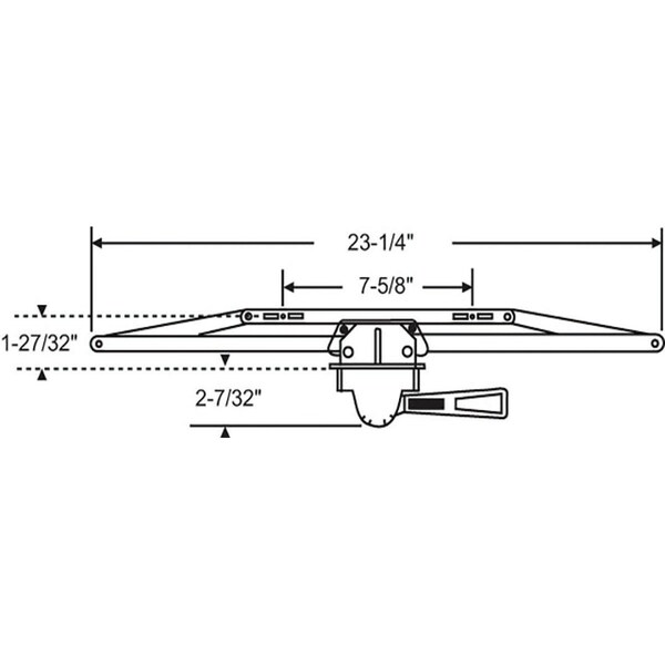 Strybuc LEVER OPERATOR OH F BRZ 36-163-1 - main